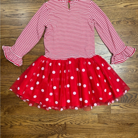 Counting Daisies Tulle Santa Appliqué Dress - Picture 8 of 13